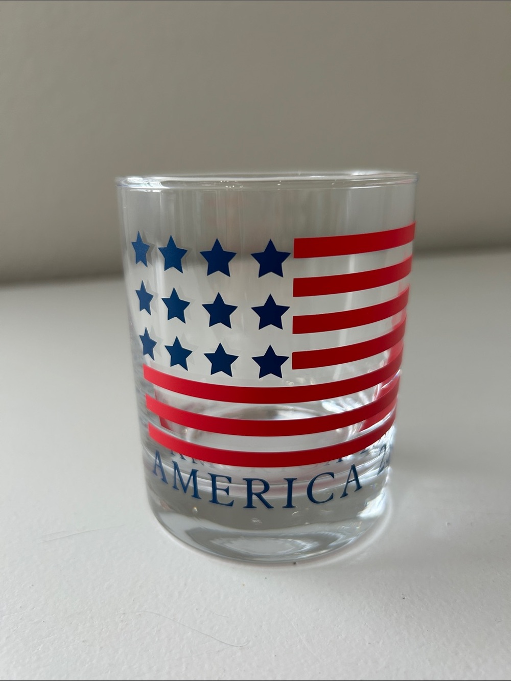 America 250 Patriotic Glass, NEW